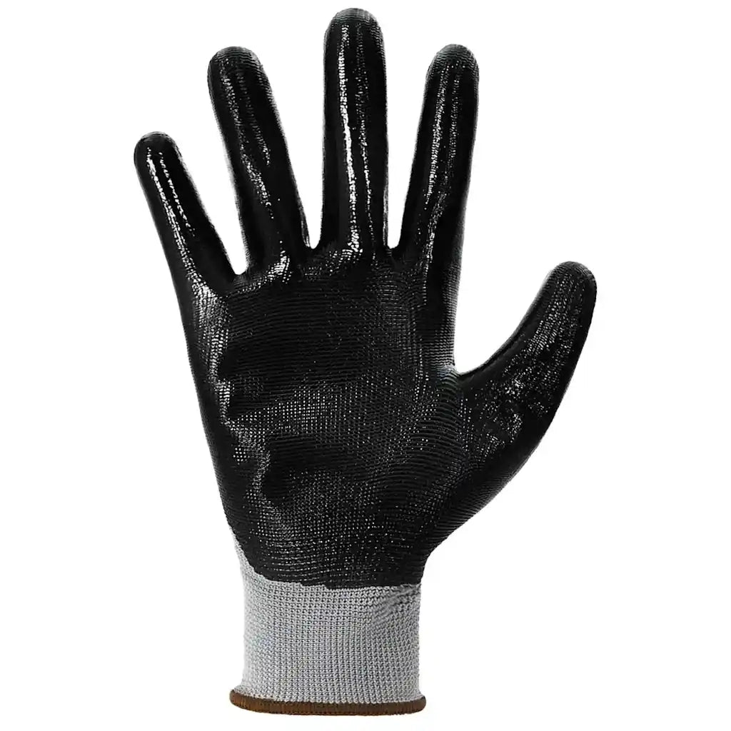 Guanti da Lavoro 12 pz Grigio e Nero 8 / m Poliestere CFW9683084