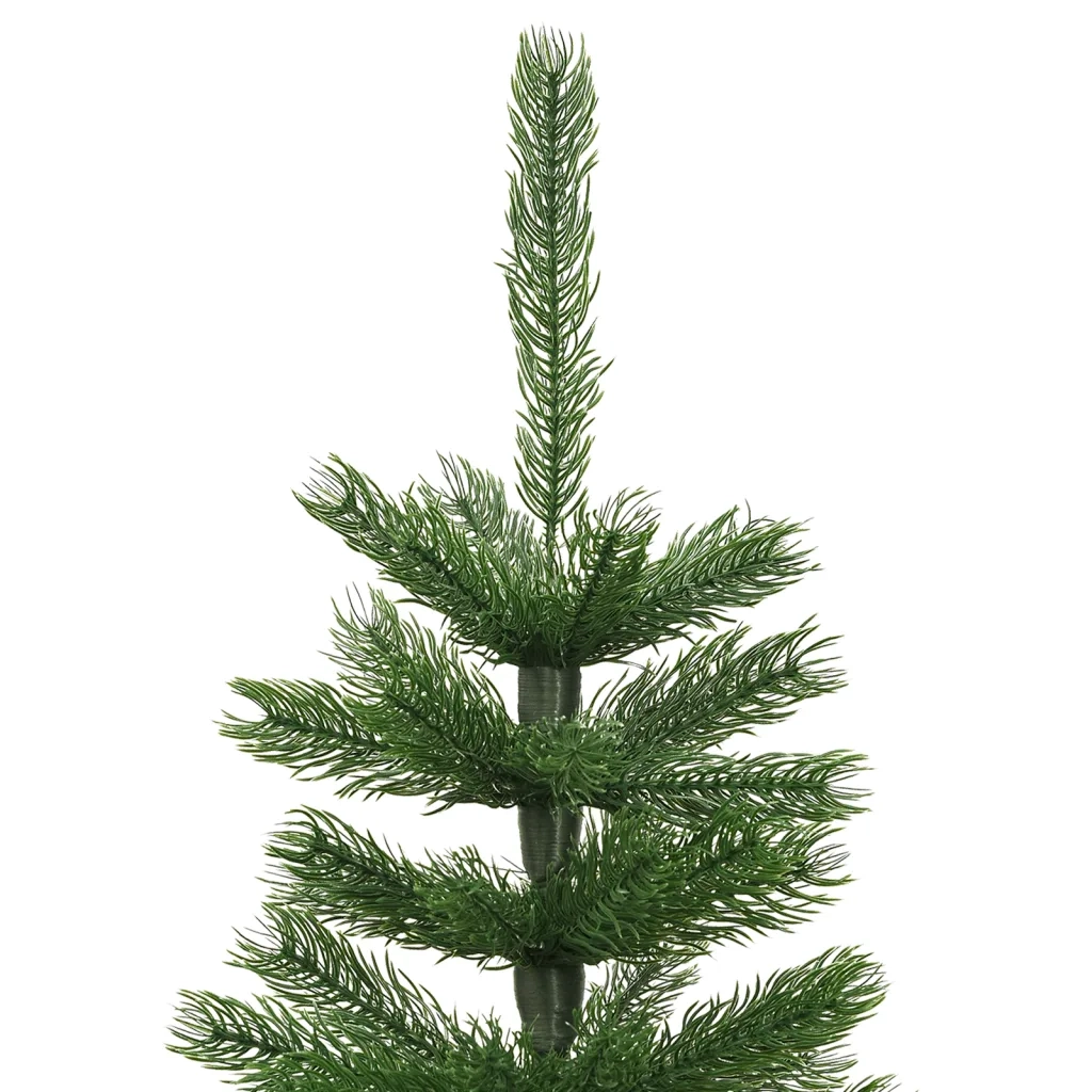 Albero di Natale | Decorazioni natalizie Artificiale Sottile con Base 520 cm PE