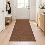 Tappeto da Area Grigio 80 x 250 cm Juta 42010410