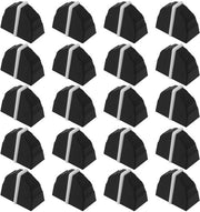 Equalizzatore Fader Cap 20 pezzi - 11,2x8,6x6mm - Adatto per 4mm - Gomma - Lunga durata - Facile da installare - Fader cap - Capotasto fader