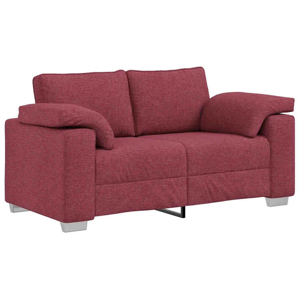 Divano-Sofa-Divanetto Rosso Vino 160 x 77 x 82 cm Tessuto