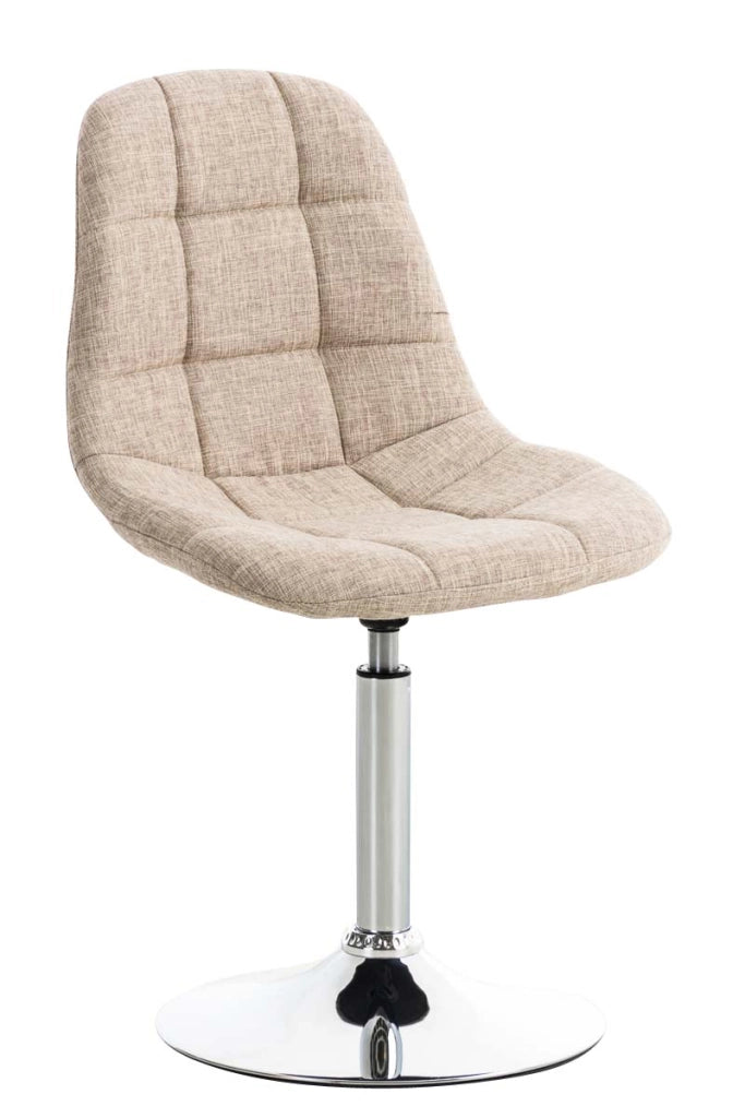 Sedia Emil tessuto crema