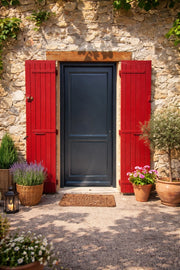 Porta d'ingresso in legno Exo modello 'Elina' 215X90 a sinistra, senza maniglia
