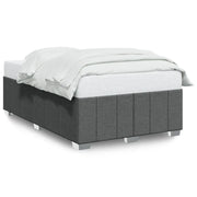 Letto matrimoniale | Letto per adulti | Giroletto senza Materasso Grigio Scuro 120x200 cm Tessuto