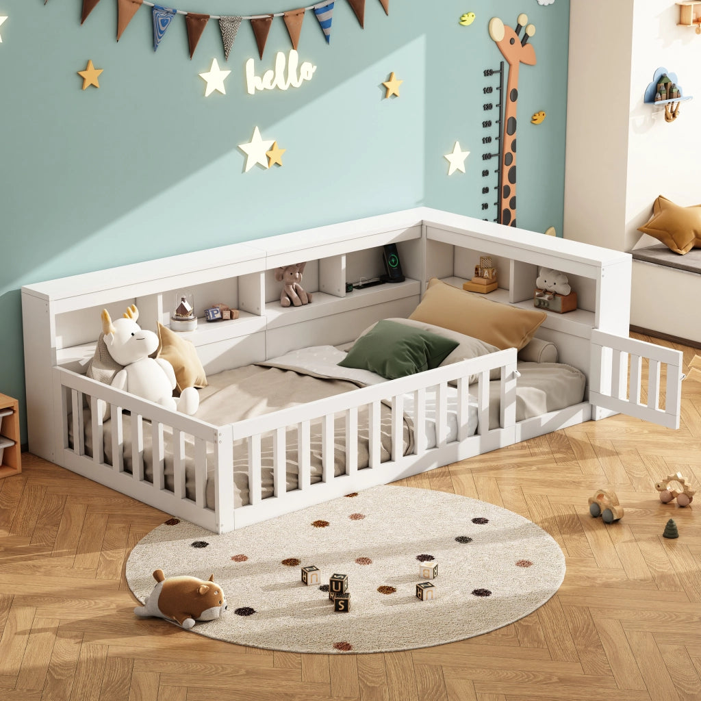 LETTO DAYBED 90x200 cm in pannello di legno bianco