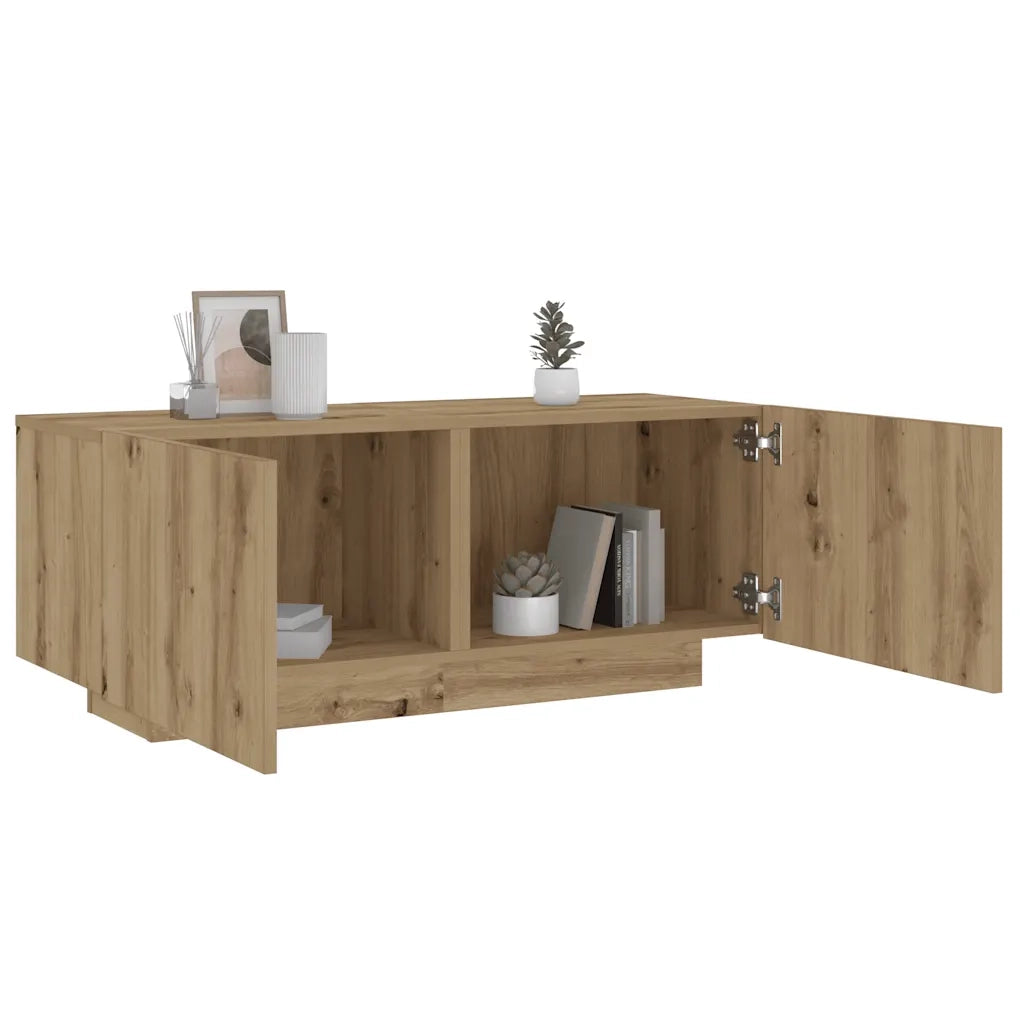 Comodino Rovere Artigianale 100x35x40 cm in Legno Multistrato 3329174