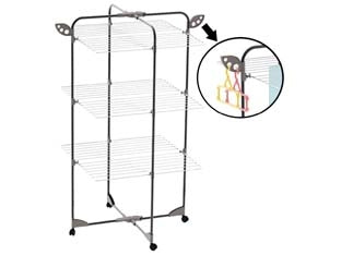 STENDIBIANCHERIA ALPINA 30 ACCIAIO VERNICIATO MT.30  cm. 68x68x112h.    COLOMBO