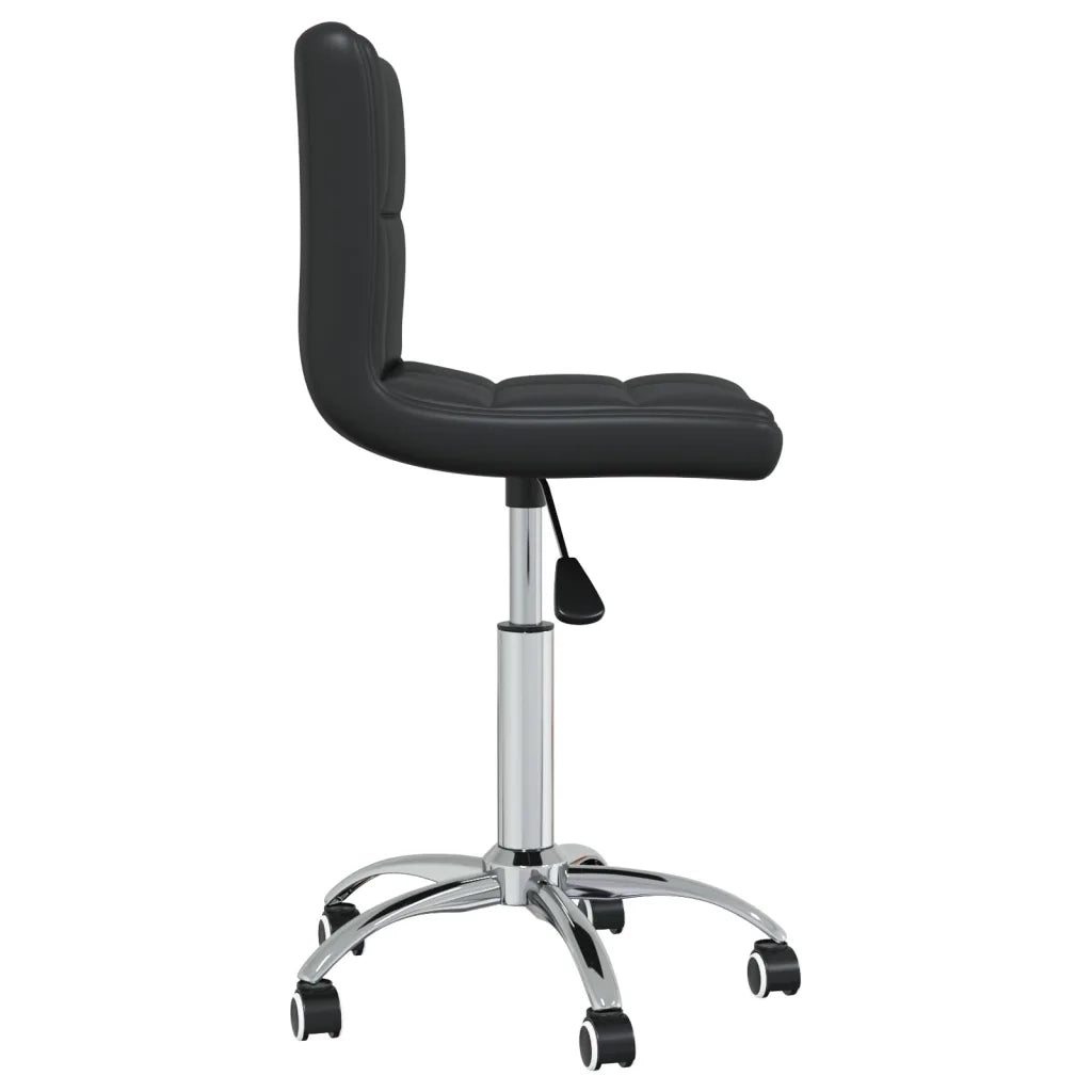Sedia da Ufficio Girevole Nera in Similpelle 334334