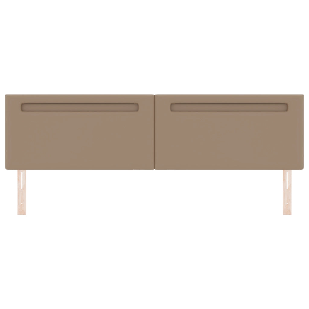 Testiera Design Semplice Cappuccino 200 cm in Ecopelle