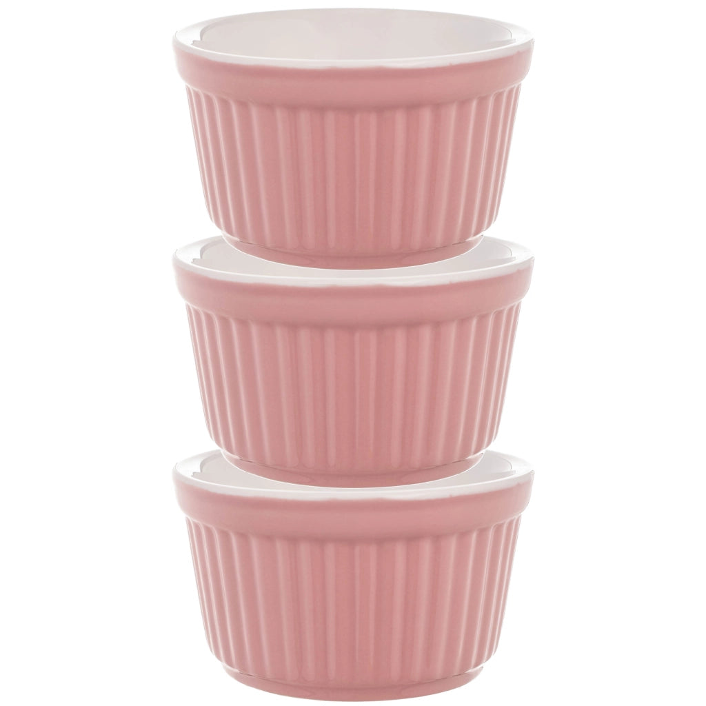 KADAX Set di 3 ciotole da forno per zuppiere, resistenti al forno, diametro 9 cm, capacità 150 ml.