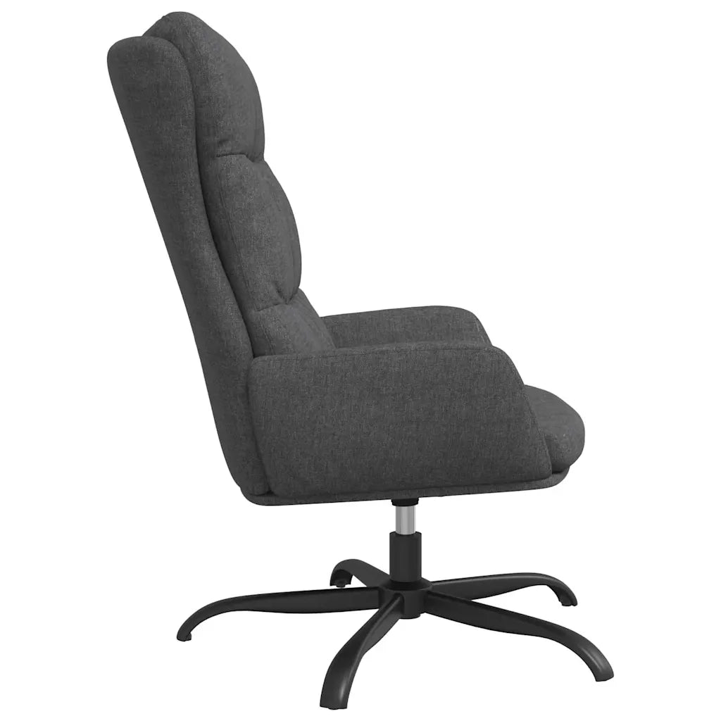 Poltrona Relax Grigio Scuro in Tessuto 341177