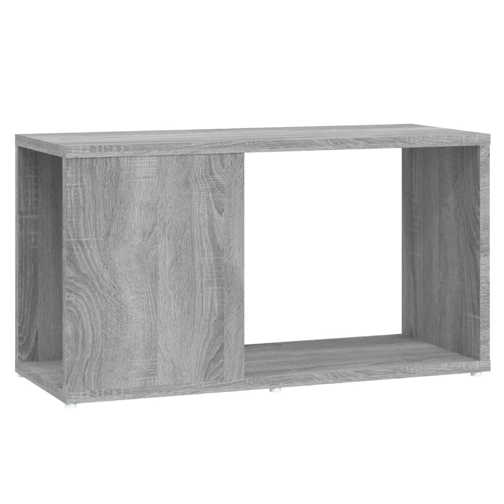 Mobile TV multimediale mensola TV credenza TV sala da pranzo soggiorno camera da letto Sonoma 60 x 24 x 32 cm legno ingegnerizzato grigio 02_0028444