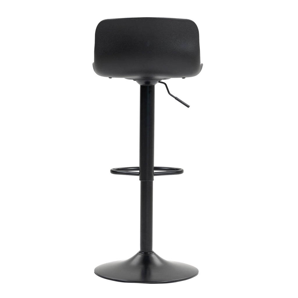 Sgabelli da Bar Regolabili 2 Pezzi ¨C MINIMAL ¨C Seduta in Ecopelle, Schienale in Plastica, Struttura in Metallo