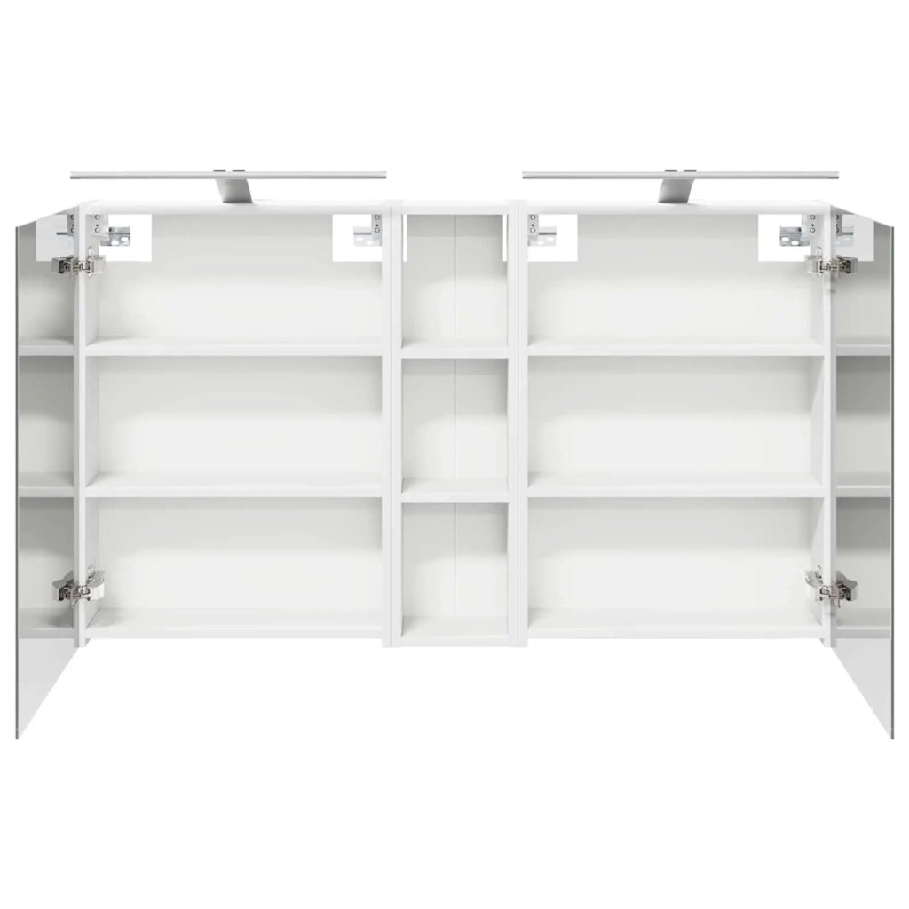 Set di Armadi da Bagno con lo scaffale 3 pcs 120 x 14,5 x 70 cm 3403752