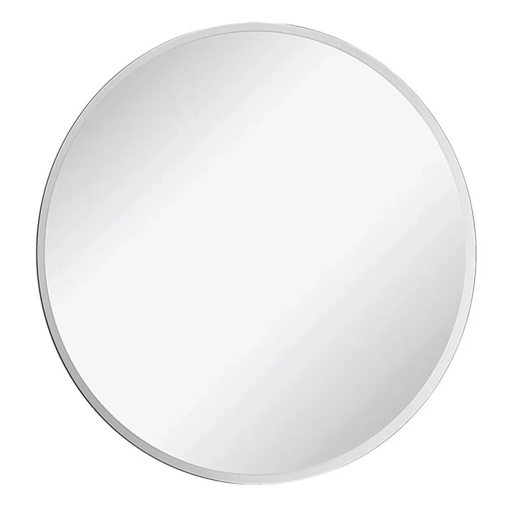 Specchio rotondo 80 cm reversibile biselattura di 2,5 cm