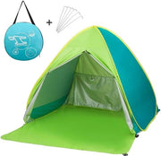 Tenda da Campeggio Pop Up Portatile - Ombrellone Anti UV per il Mare - Nuova con Porta a Zip - Sfuggi al Sole - Cabana Instant Automatica per la Famiglia per Campeggio Mare Pescato Turismo
