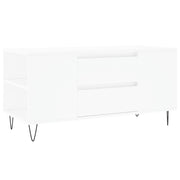 Tavolino da salotto | Tavolino da caff¨¨ | Tavolino da Soggiorno Bianco 102x44,5x50 cm in Legno Multistrato
