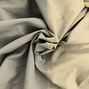 Copripiumino Matrimoniale con Sacco e Federe in Tinta Unita Double Face Linea Vera Tortora e Panna