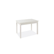 Tavolo pranzo allungabile Bianco Frassinato legno nobilitato cm 60x90-120