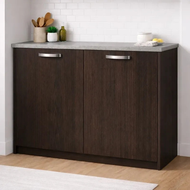 Anta per mobili in Legno nobilitato Compresa di Maniglia 72x30 Wenge