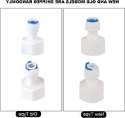 6 Pezzi di Connettore Rapido 1/4" Slango Esterno a 1/2" Connettore Femmina Rapido per Filtro Acqua - Osmosi Inversa - Slango per Frigorifero Slango per Acqua