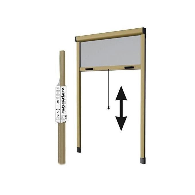 Zanzariera Stop Inset Bronzo 120X250