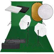 Kit Studio Fotografico con Set di Luci, Fondale e Riflettorecod mxl 73496