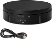 Display standaard rotante per fotografia - Tavola girevole per video live - Piattaforma girevole automatica 14,6 cm - Accessorio fotografico professionale