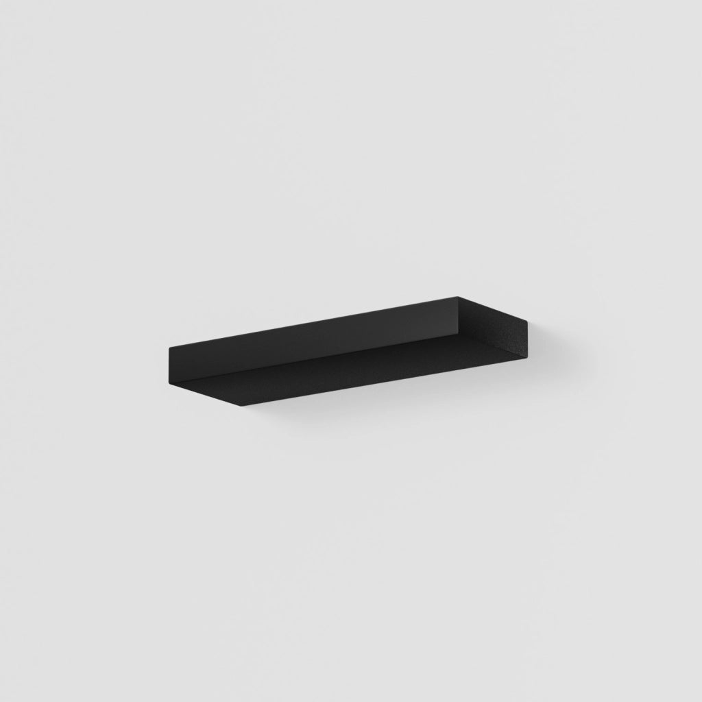Lampada a Parete GAP573 - Applique LED 34W 1500lm 3000K in Alluminio Nero Opaco, Dimmerabile a Taglio di Fase e Push - Gealuce