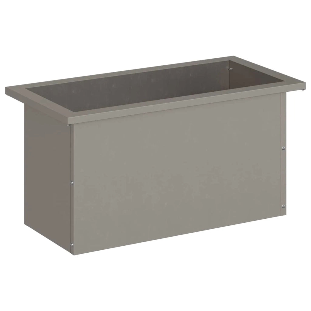 Fioriera da giardino con LED Ruggine 30 x 60 x 30 cm 8008096