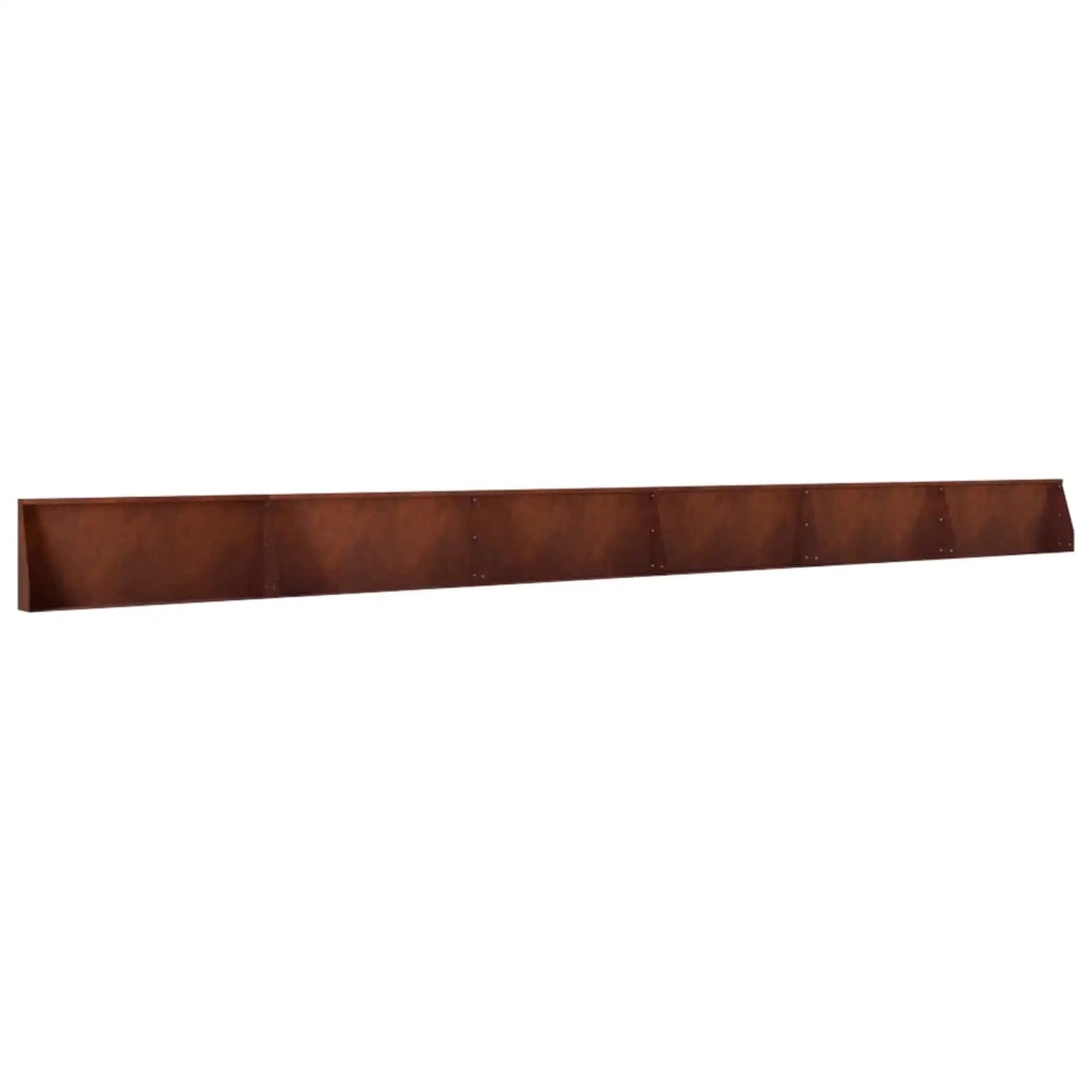 Muro di contenimento 6 pz 100 x 12 x 40 cm Acciaio Corten 3449127