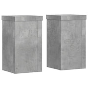 Portavasi mobili per fiori set da 2 legno ingegnerizzato grigio 02_0045335