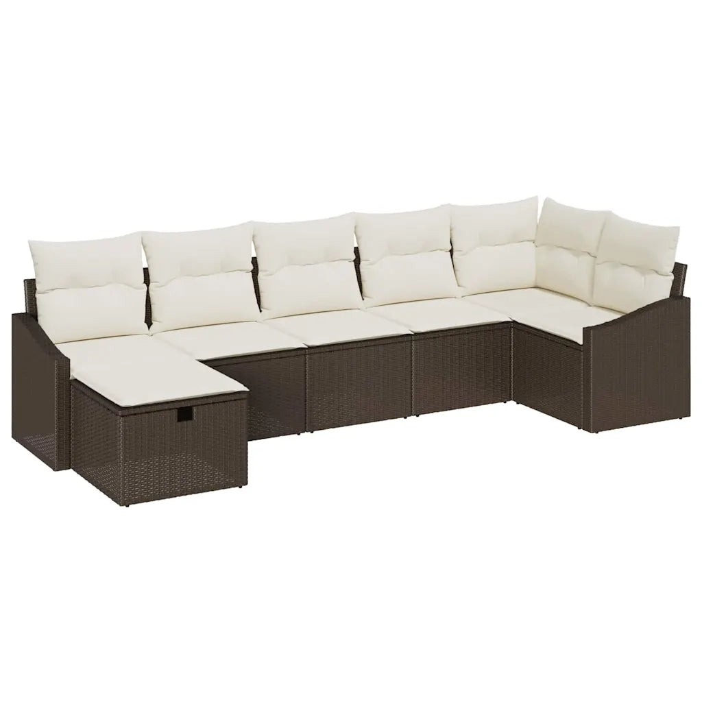 Set di divani con cuscino 8 pcs polyrattan
