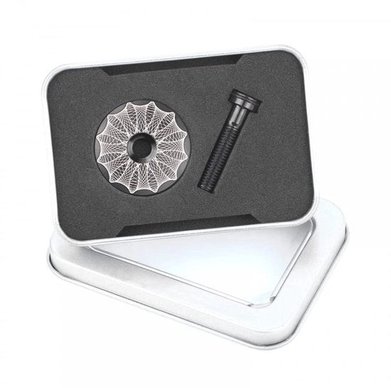 Estensione di Sterzo Universale - Materiale Titanium TC4 - 28.6mm - Peso Leggero - Impermeabile - Adattabile - Inclusa Scatola Metallica - Copertura del Sellino