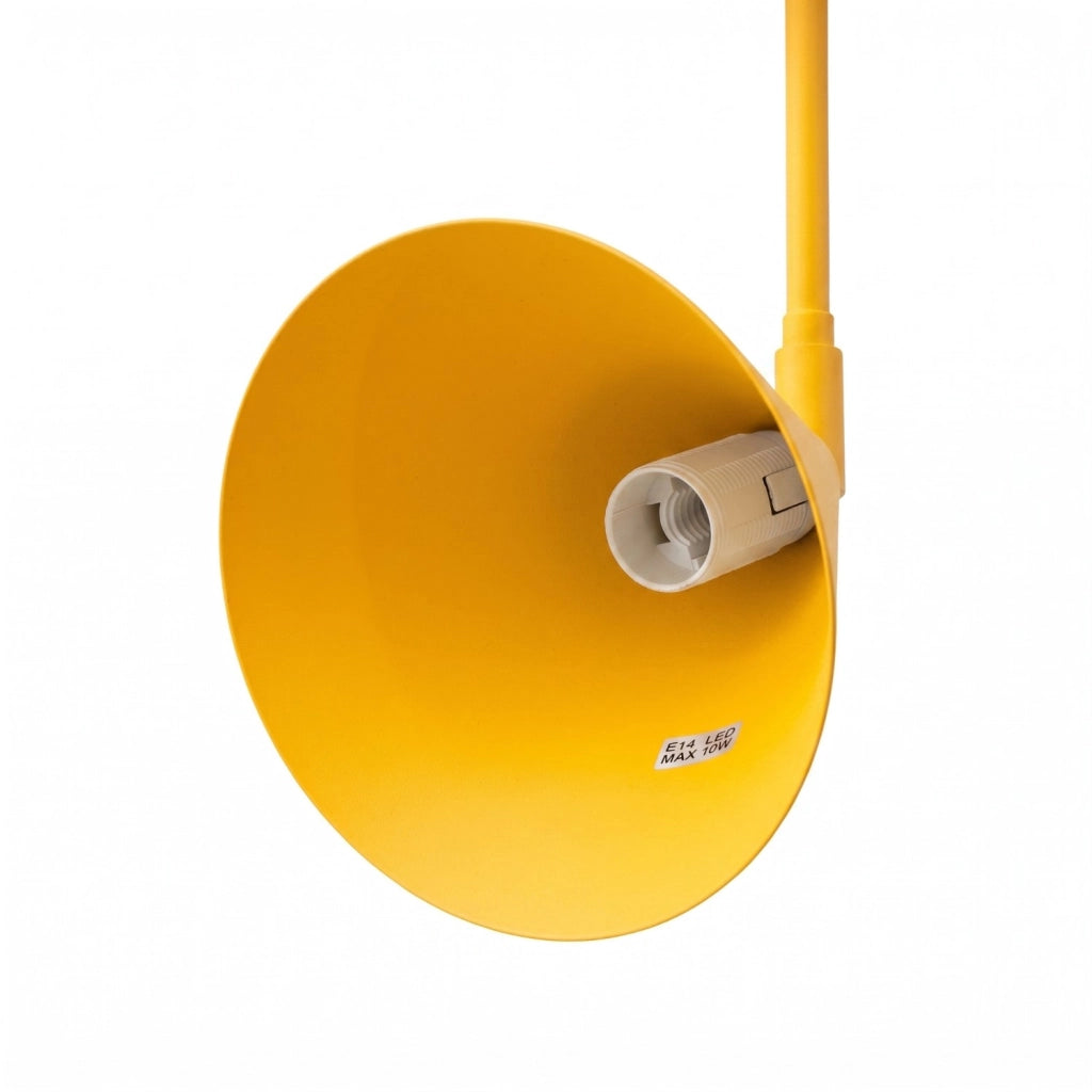 Applique NOX 2 giallo con interruttore