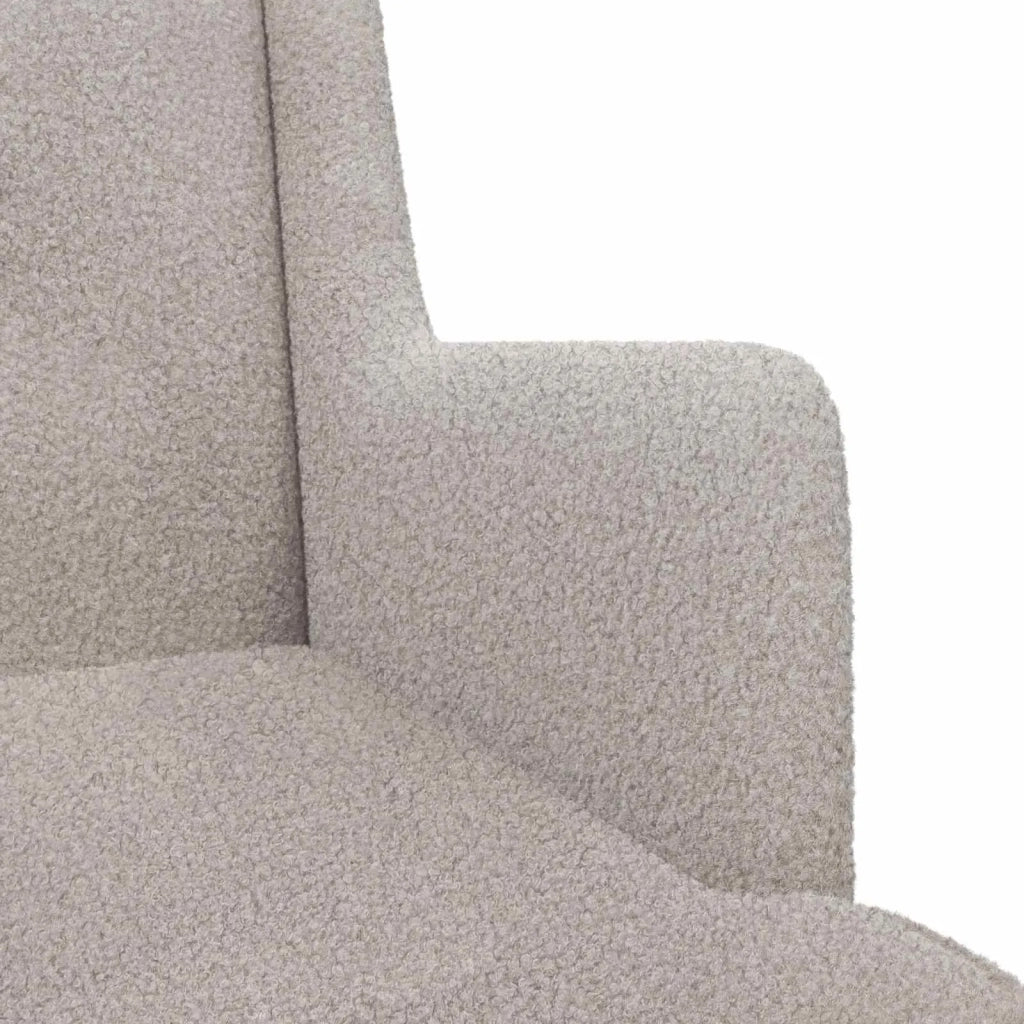 Poltrona | Sedia Relax Grigio Chiaro Boucl¨¦