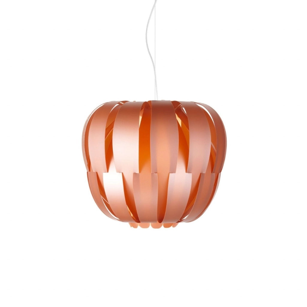 Sospensione 2 Luci Copper in Metallo Cromato Cm. 60 x 45h