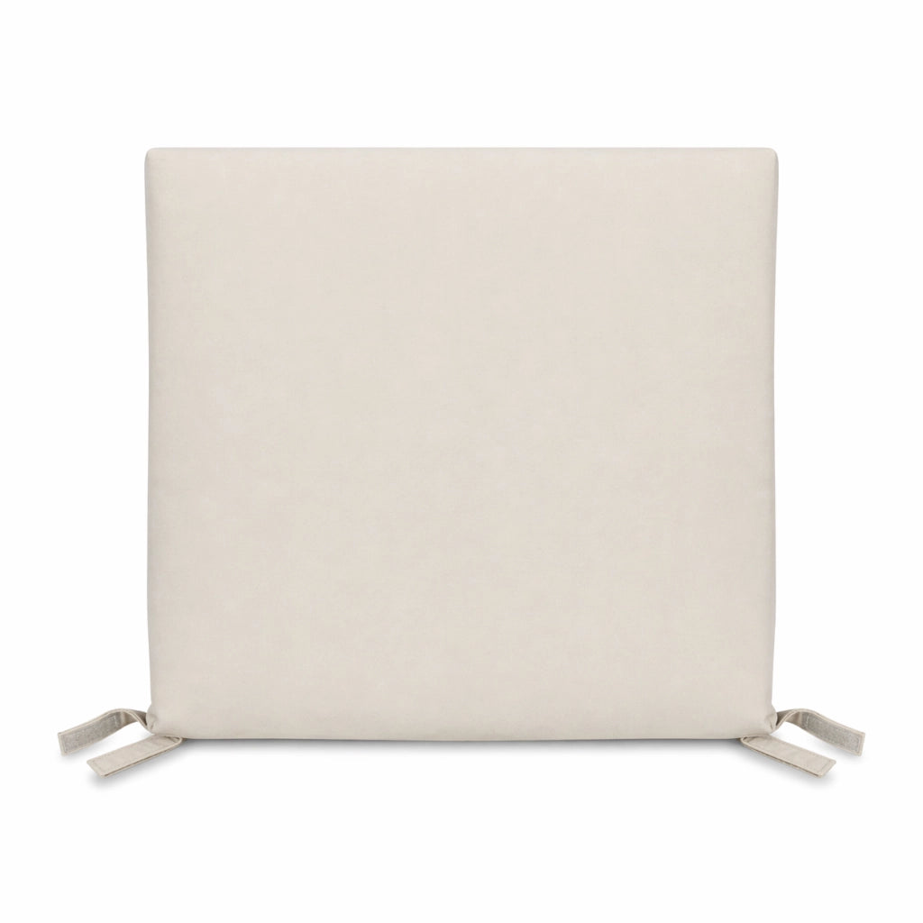 Cuscino seduta per sedia 45x47cm con velcro in poliestere – Avorio