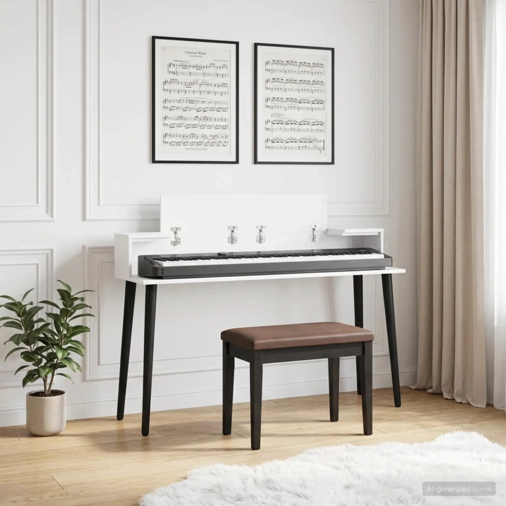 Scrivania studio Bianco 152 x 36 x 19,5 cm Legno ingegnerizzato 8006692