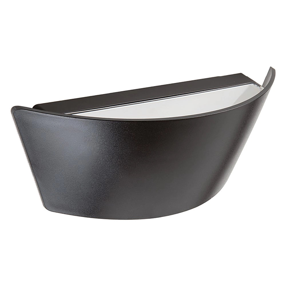 APPLIQUE LED DOPPIA EMISSIONE 'FIOCCO' 6W / 630 lumen - nero - SOVIL