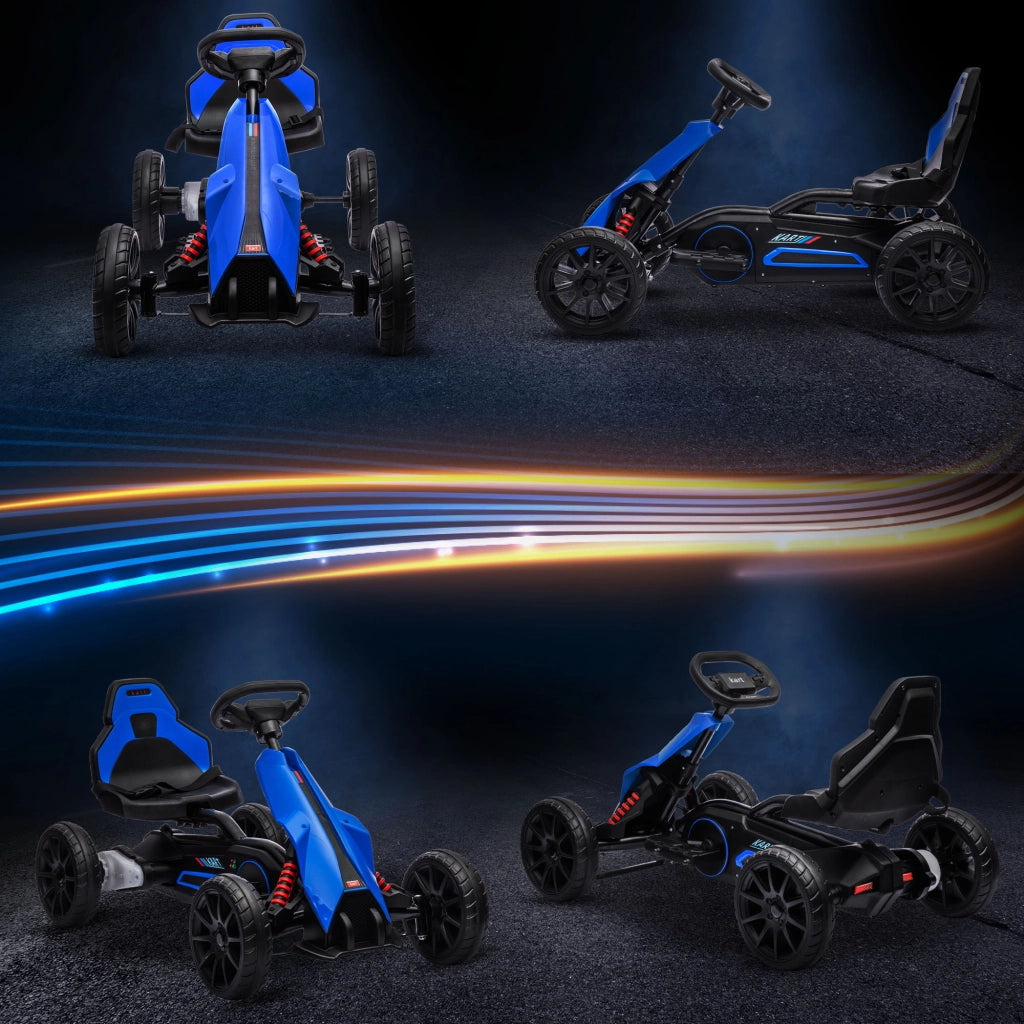 Coche Elettrico per Bambini 12V ¨C zephmum ¨C 100x58x58,5cm Blu