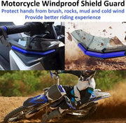 Manubri di protezione per motocicletta - Materiali ABS e alluminio - Resistente agli urti - Duraturo - Protezione per manubri e connessioni