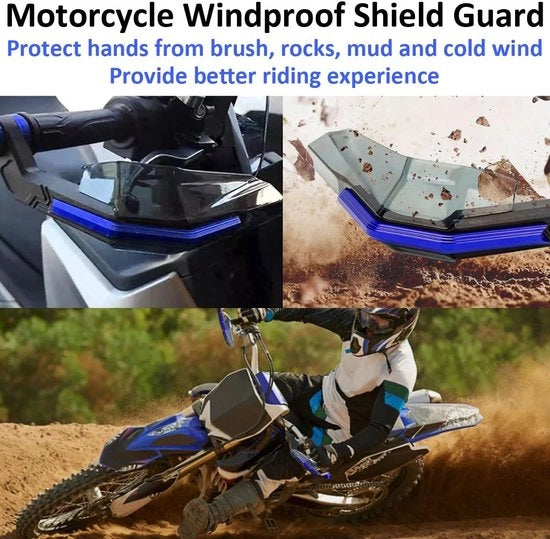 Manubri di protezione per motocicletta - Materiali ABS e alluminio - Resistente agli urti - Duraturo - Protezione per manubri e connessioni