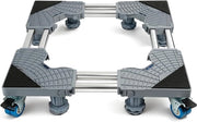 Standarizzazione del mini frigorifero con sedia rotante, 4 ruote bloccanti e 8 gambe robuste, altezza 45-68 cm, robusta vettura per lavatrice, mini frigorifero e asciugatrice, standarizzazione mini frigorifero/lavatrice (45-68 cm)