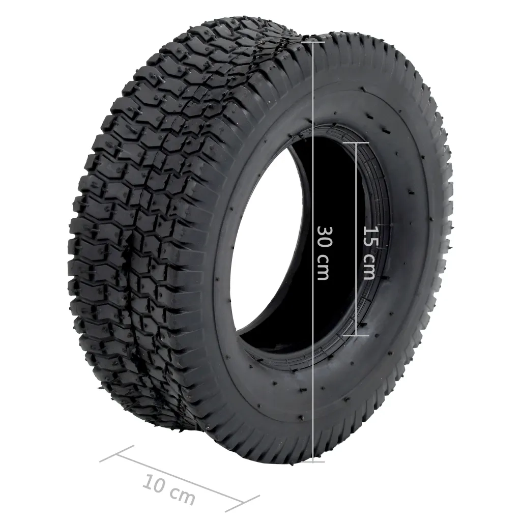 Ruote per Carriola 2 pz 13x5.00-6 4PR Gomma 145267