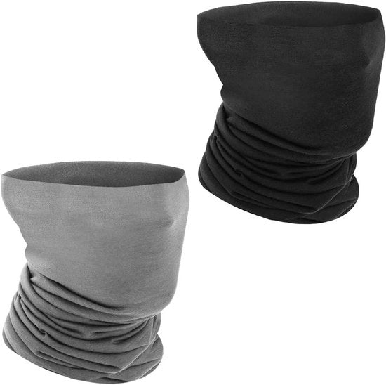 Asciugamano multifunzionale 2 pezzi - maschera per il viso cintura per la testa elastica senza cuciture maschera per la tempesta asciugamano per il collo per attività sportive mountain bike corsa ciclismo giardinaggio