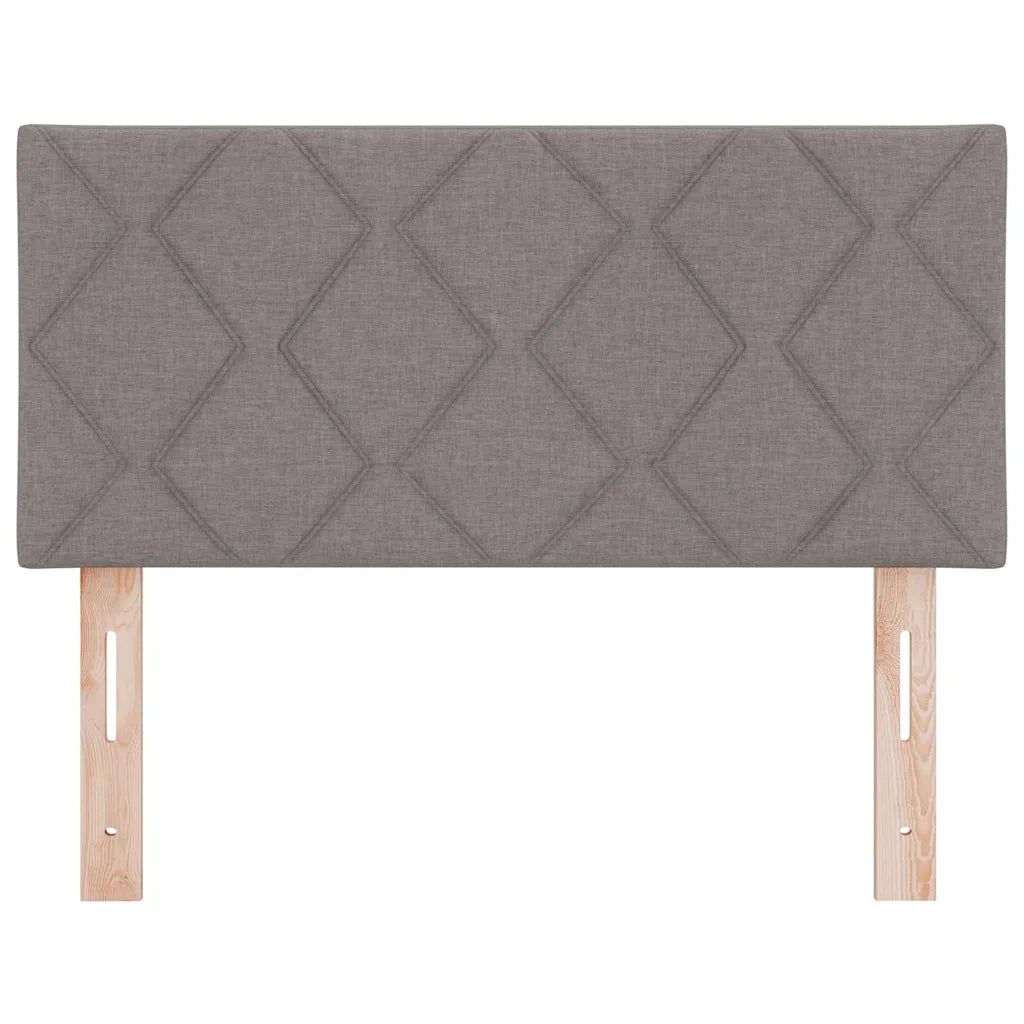Testiera | Testata LED Grigio chiaro 90 cm Tessuto