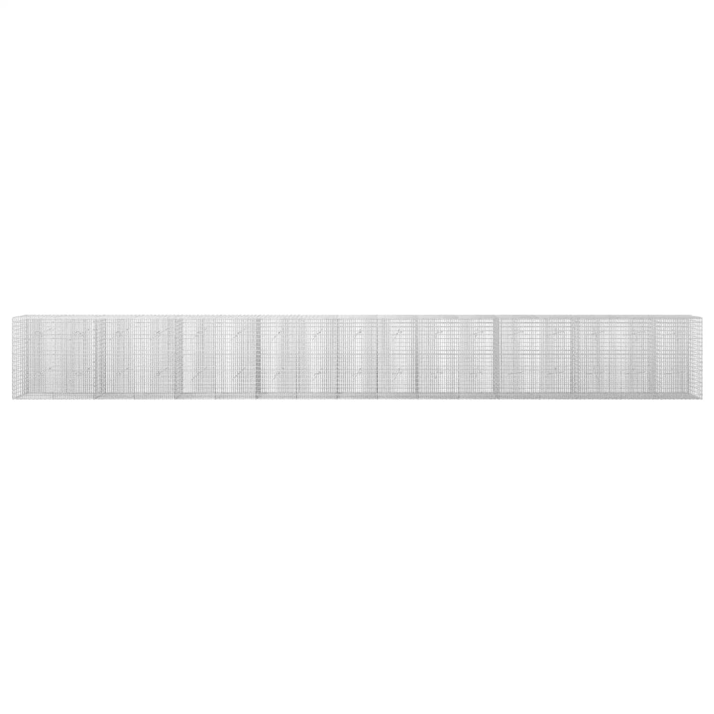 Gabione con filo da 3,5 mm e rete da 5x2,5 cm 850x20x100 cm 3461675