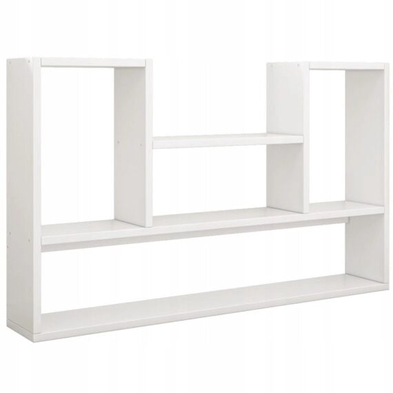 Libreria, bianca 100x16x60 cm