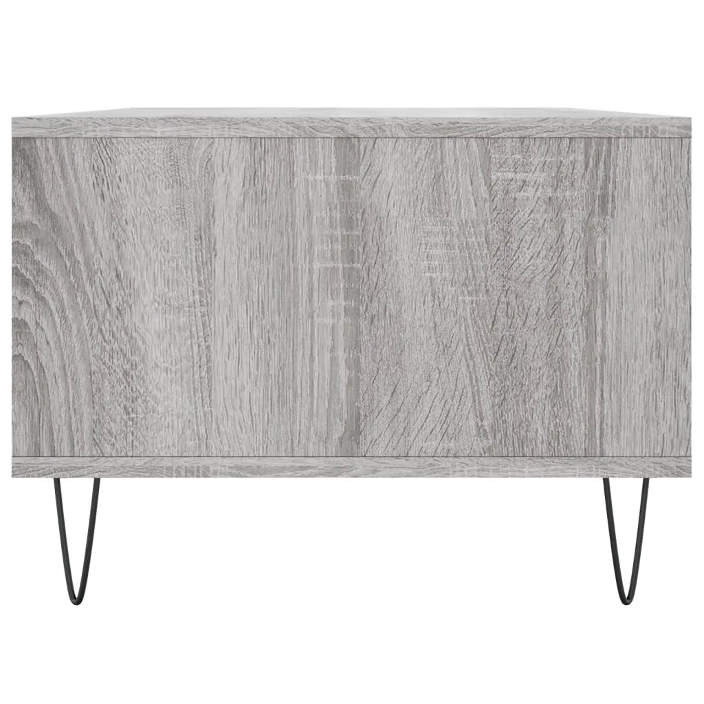 Tavolino Salotto-Tavolino da soggiorno-Tavolo Grigio Sonoma 90x50x36,5 cm Legno Multistrato 285691